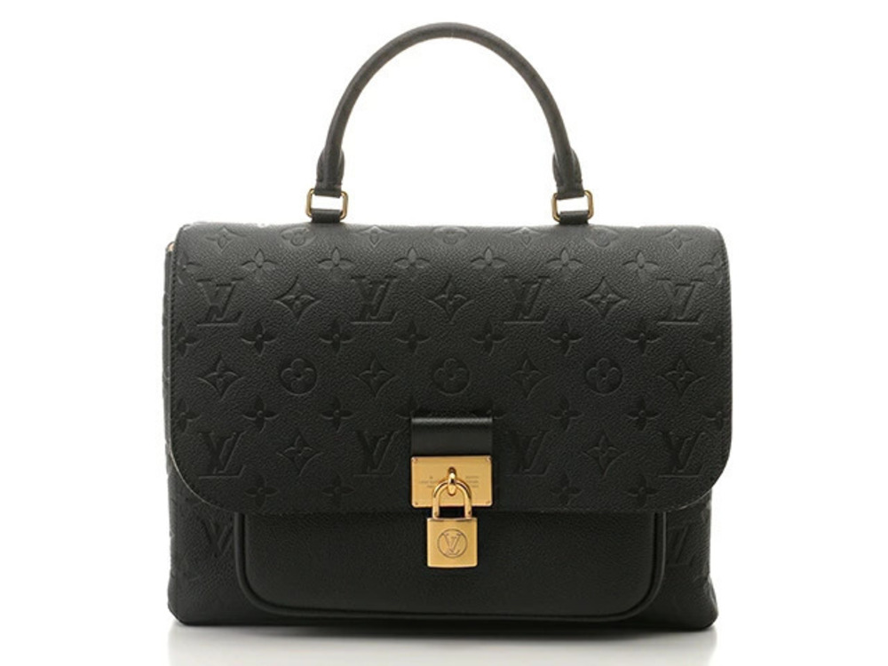 LOUIS VUITTON Bag Shoulder Marignan Monogram Empreinte Noir Black